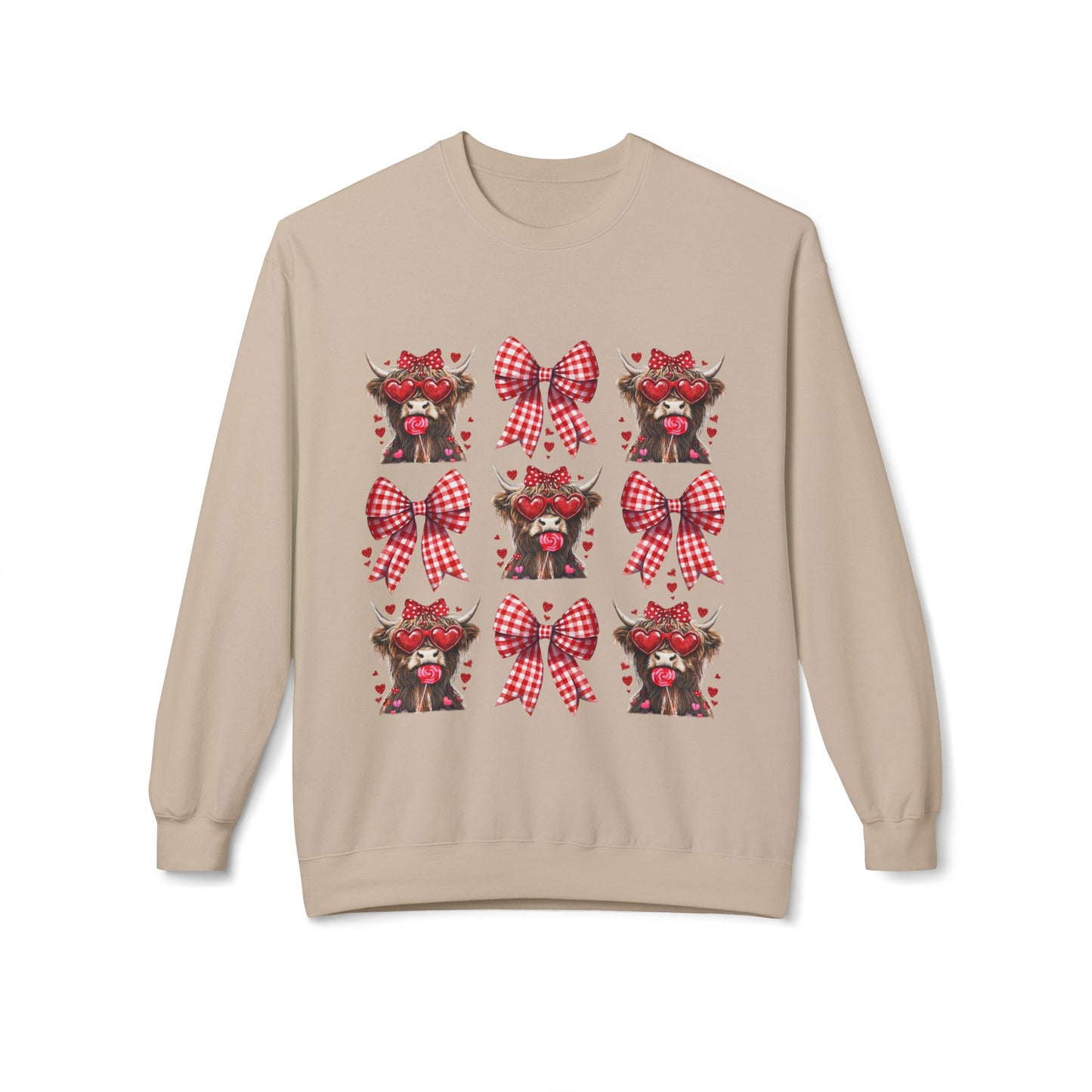 Valentines Unisex Midweight Softstyle Fleece Crewneck Sweatshirt