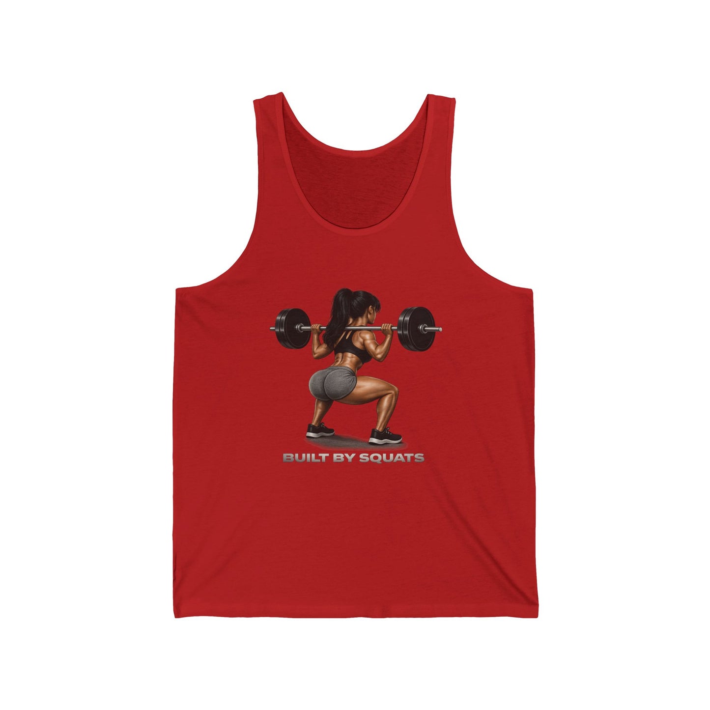 Built by Squats Tank Top — Women's Weightlifting Gym Tank