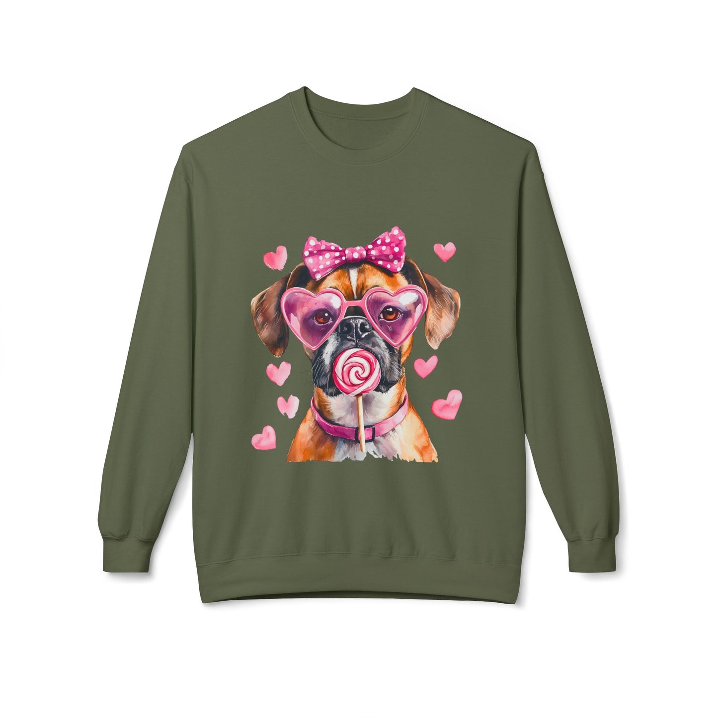 Valentines Unisex Midweight Softstyle Fleece Crewneck Sweatshirt