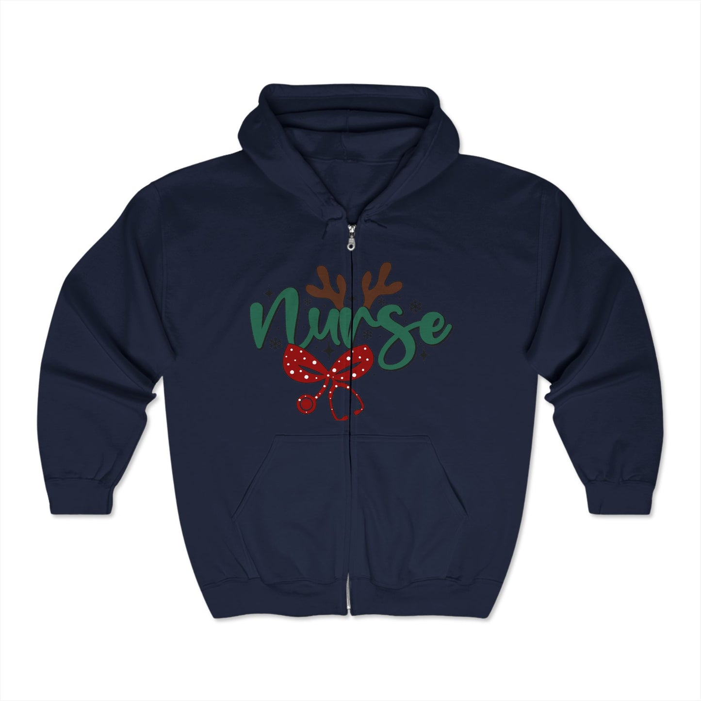 Christmas Unisex Heavy Blend™ Full Zip Hooded Sweatshirt