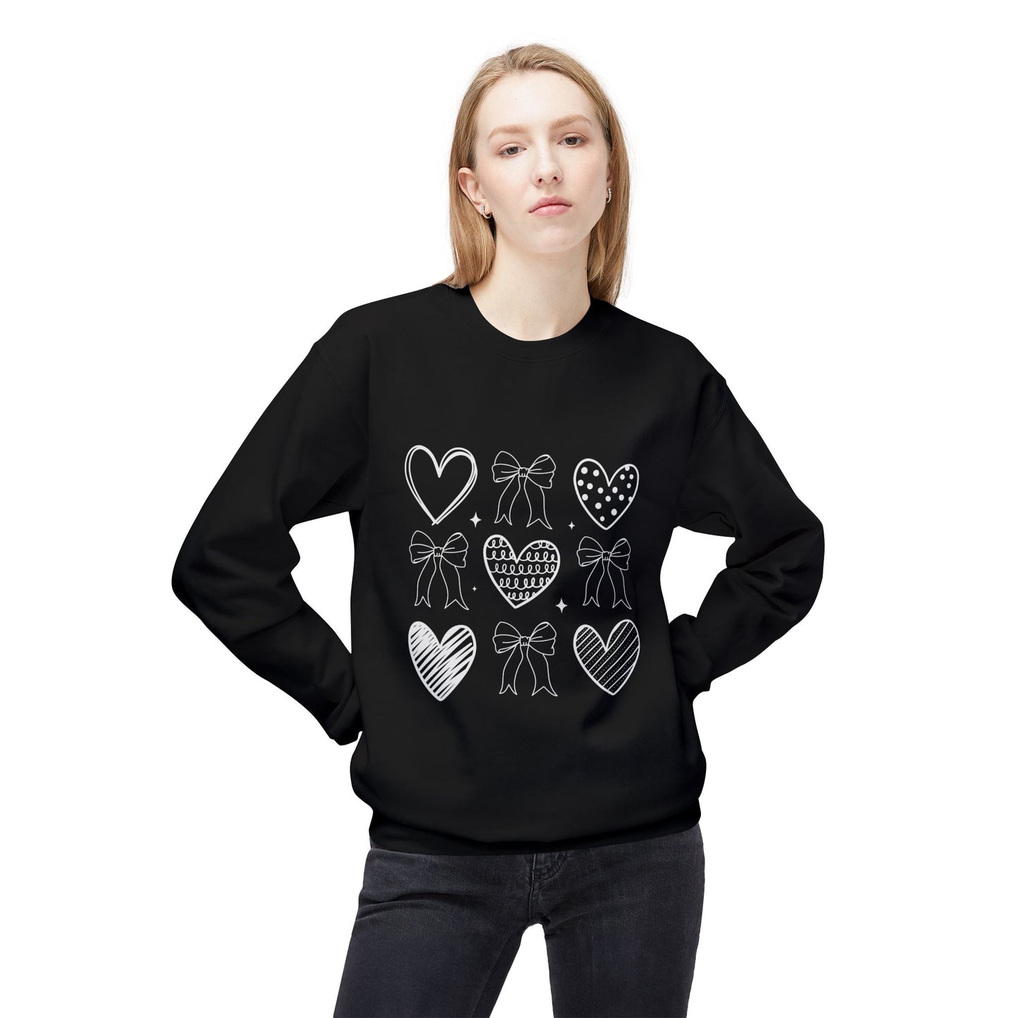 Valentines Unisex Midweight Softstyle Fleece Crewneck Sweatshirt