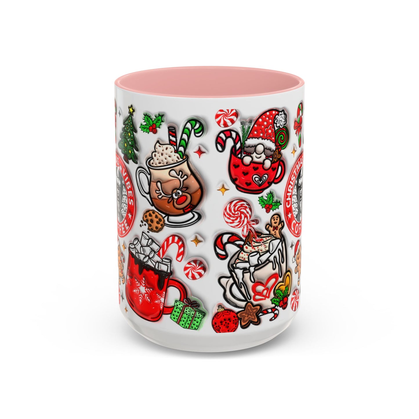 Christmas Accent Coffee Mug (11, 15oz)