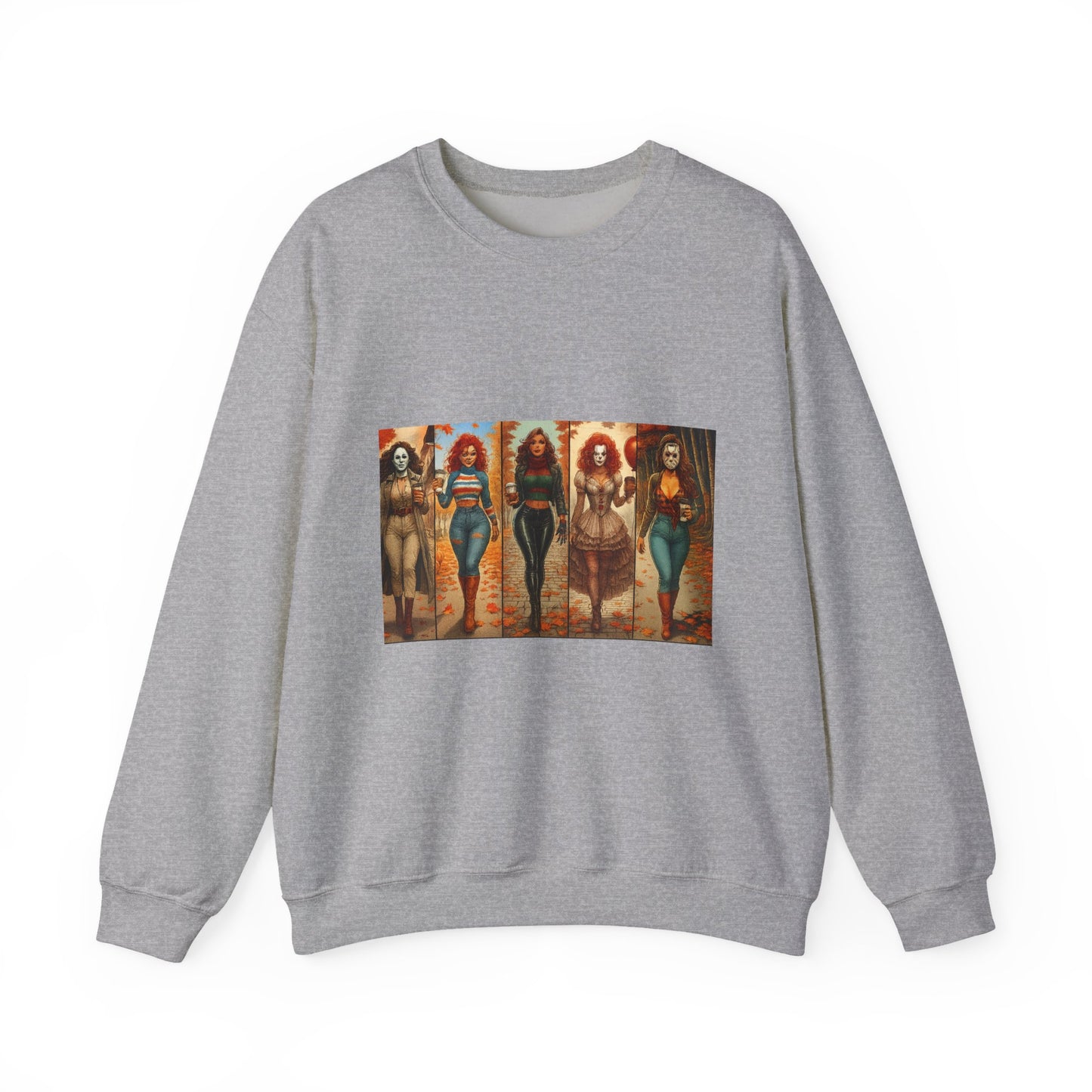 Vibrant Artistic Halloween Sweatshirt, Casual Wear, Graphic Sweatshirt, Cozy Gift for Art Lovers, Unique Fashion Statement, Comfortable [...]