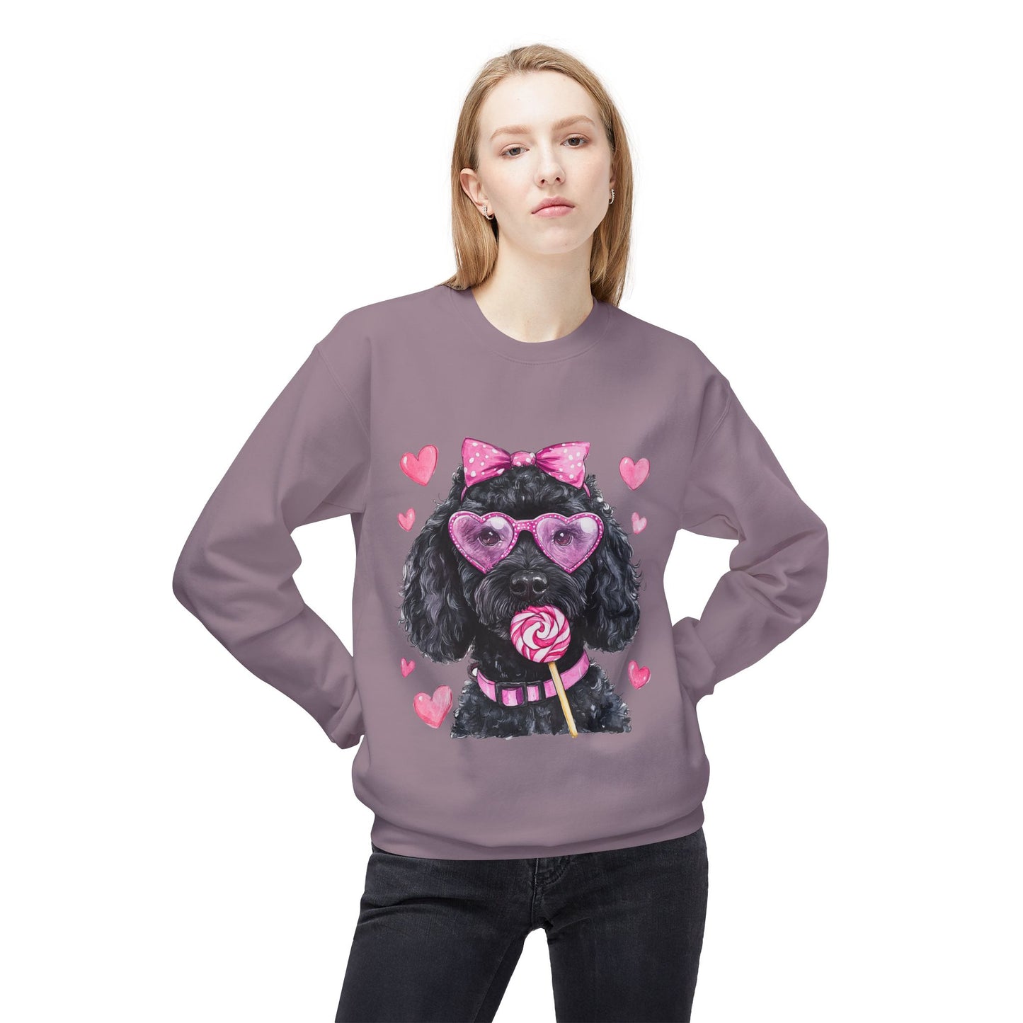 Valentines Unisex Midweight Softstyle Fleece Crewneck Sweatshirt