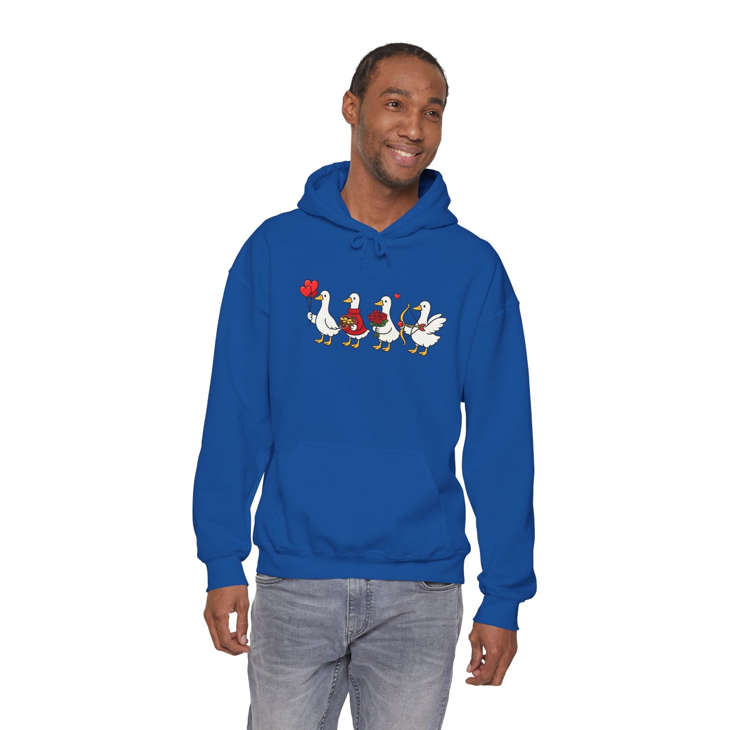 Cute Duck Family Hoodie — Whimsical Springtime Birds Pullover