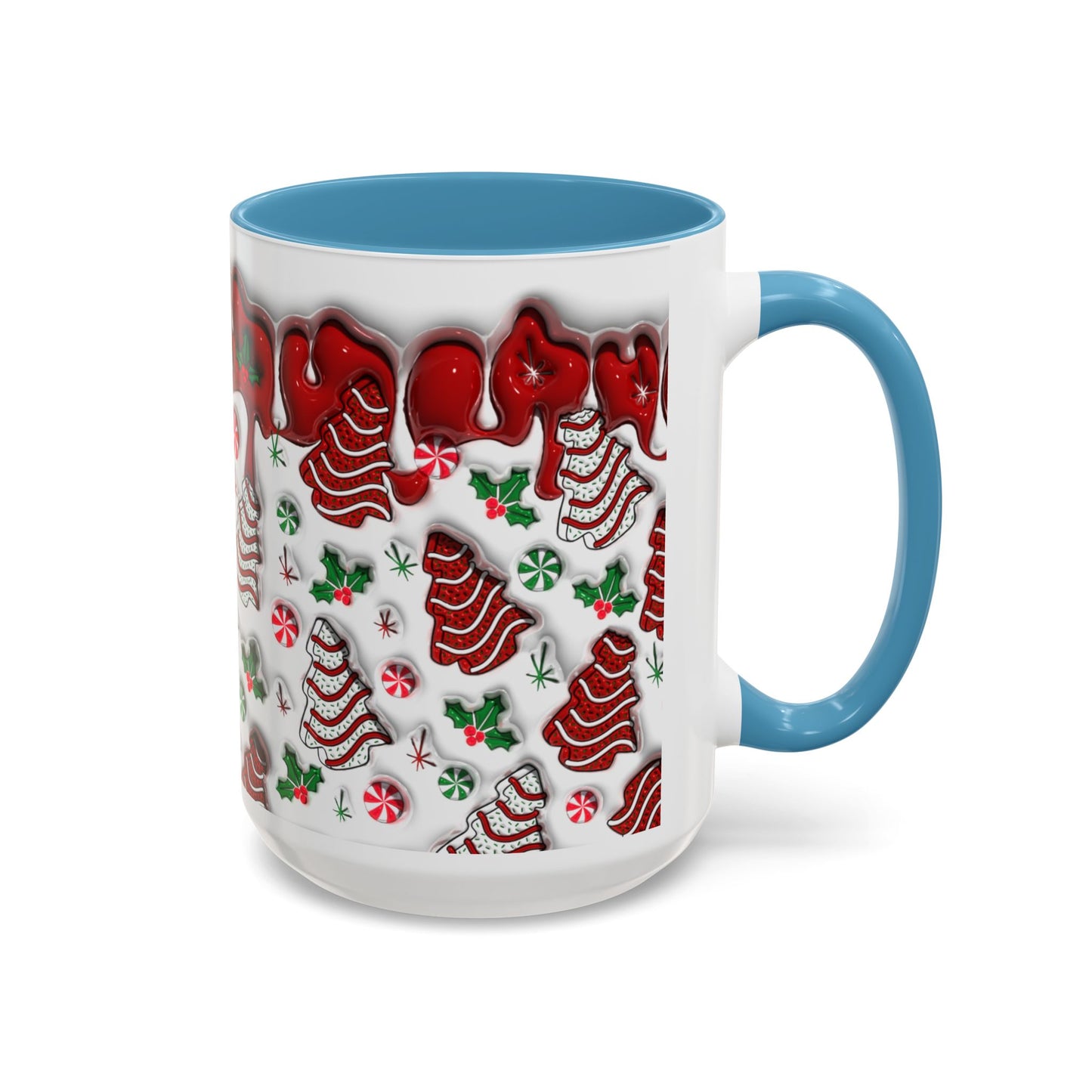 Christmas Accent Coffee Mug (11, 15oz)