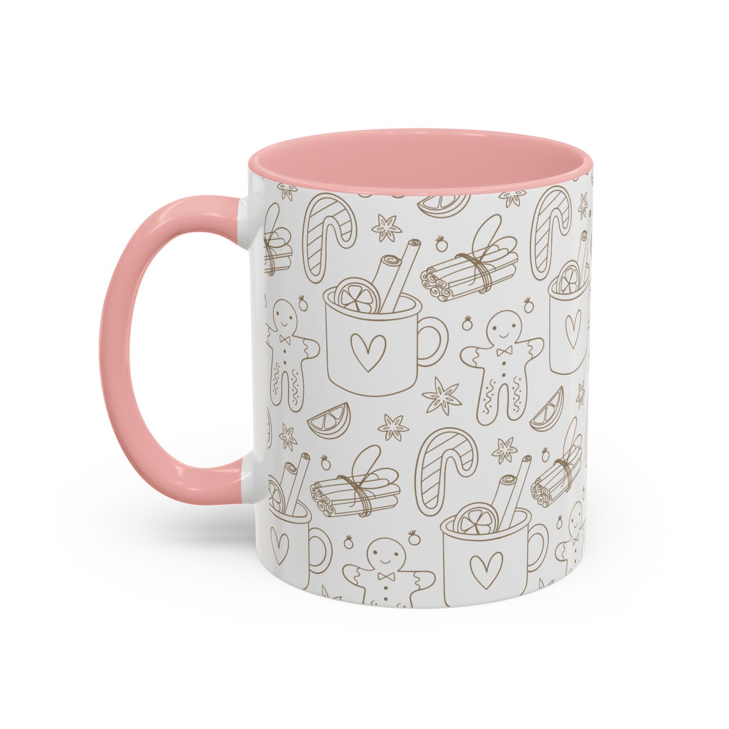 Christmas Accent Coffee Mug (11, 15oz)