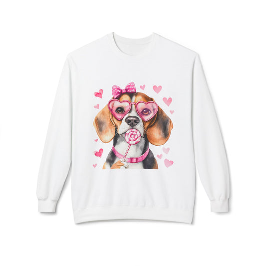 Valentines Unisex Midweight Softstyle Fleece Crewneck Sweatshirt