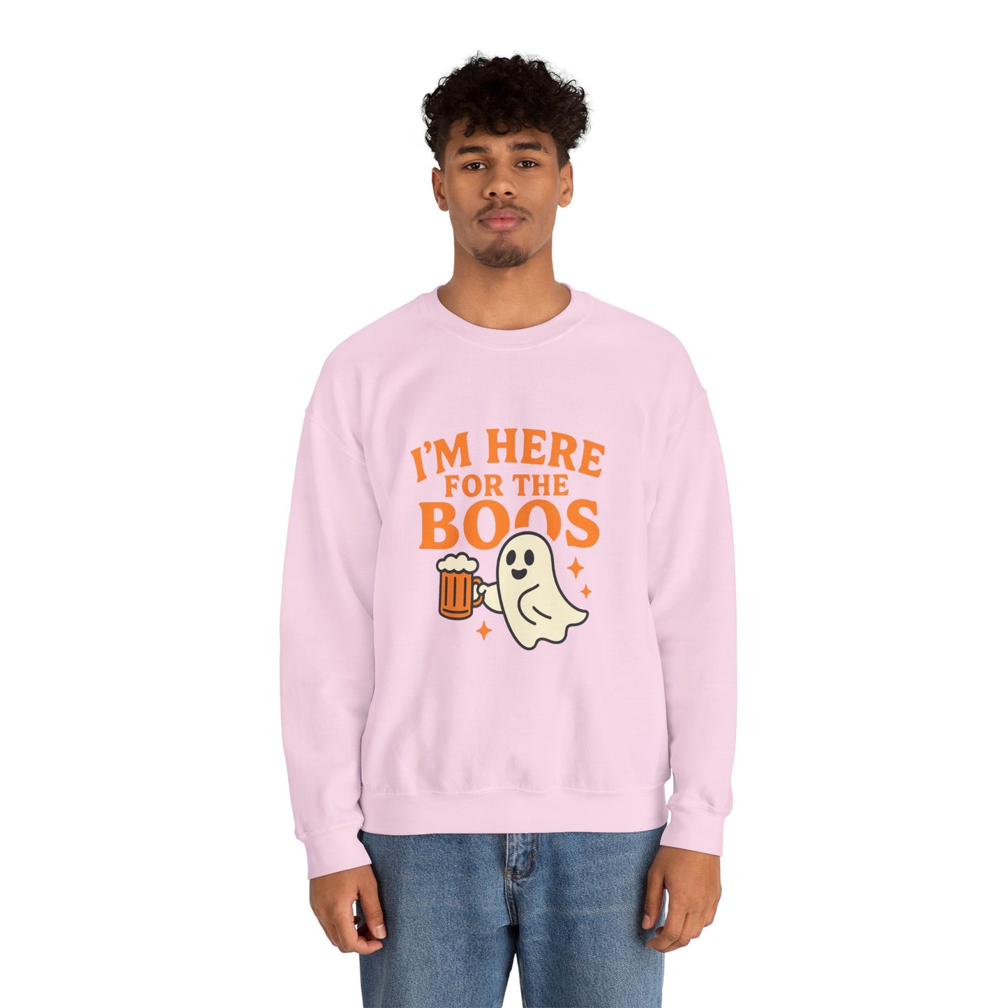 Halloween Spirit Crewneck Sweatshirt - Cozy Ghost Design for Fall Fun, Unisex Sweatshirt, Spooktacular Gift, Halloween Party Wear, [...]