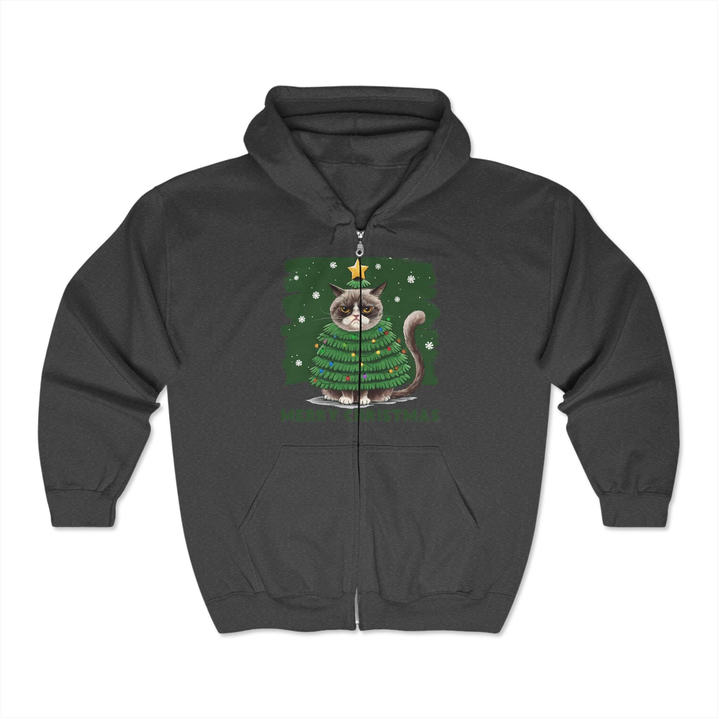 Christmas Unisex Heavy Blend™ Full Zip Hooded Sweatshirt