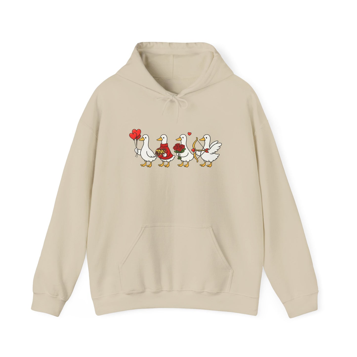 Cute Duck Family Hoodie — Whimsical Springtime Birds Pullover
