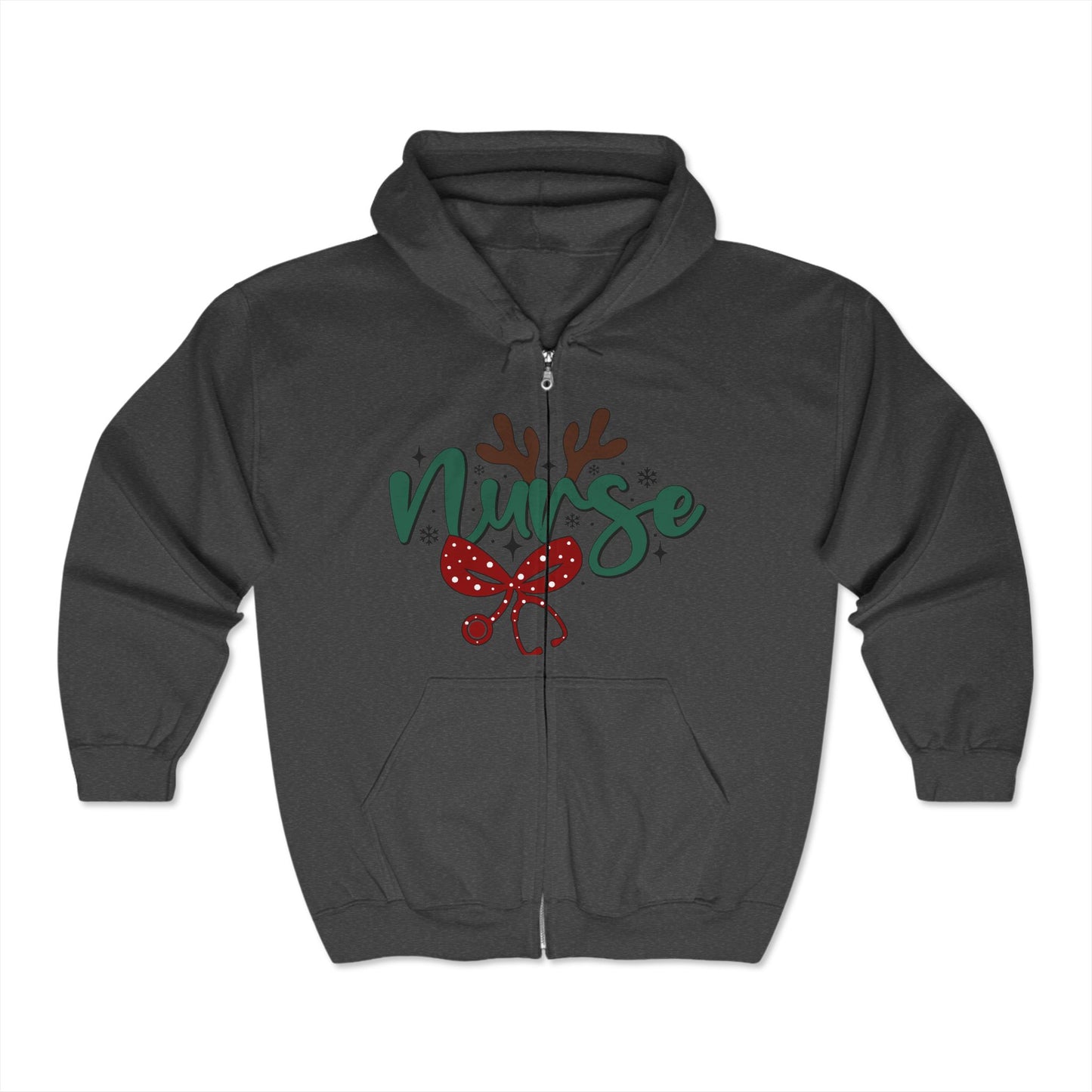 Christmas Unisex Heavy Blend™ Full Zip Hooded Sweatshirt