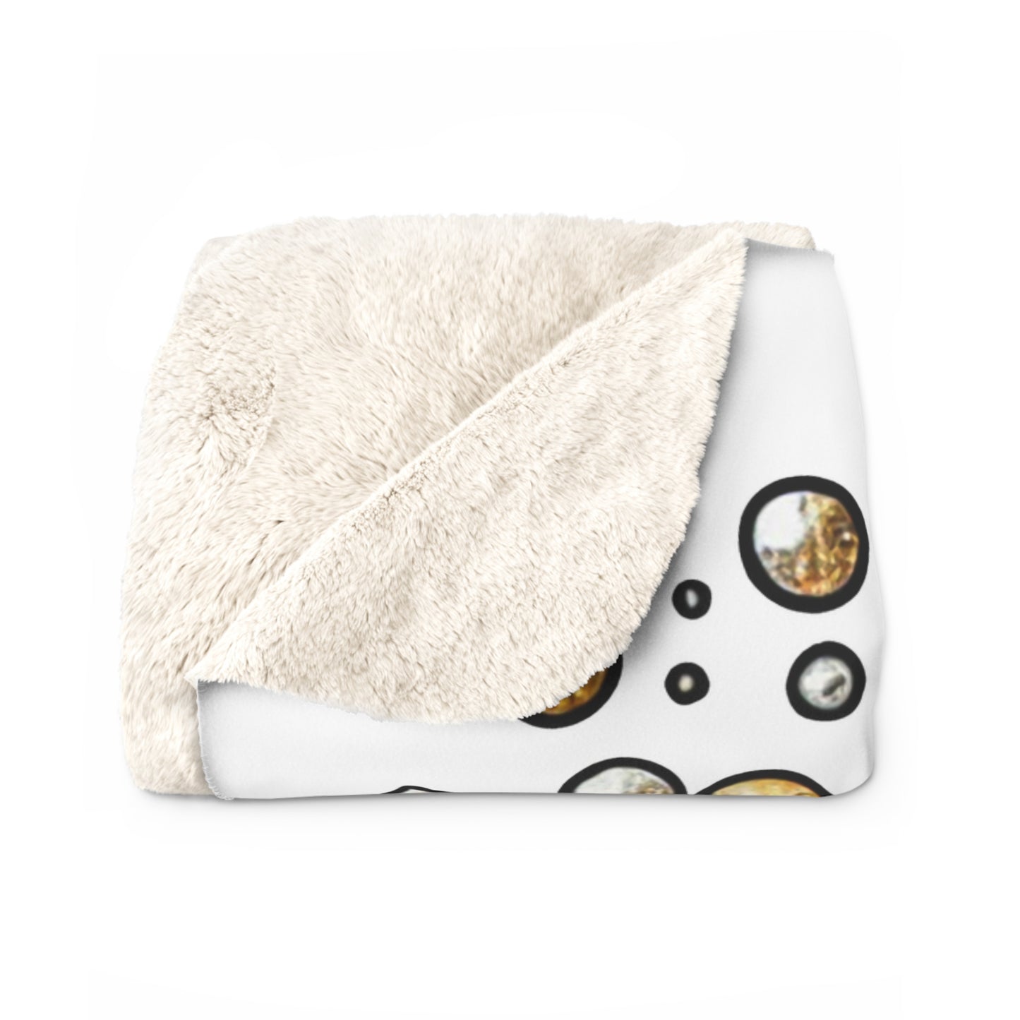 New Year Sherpa Fleece Blanket