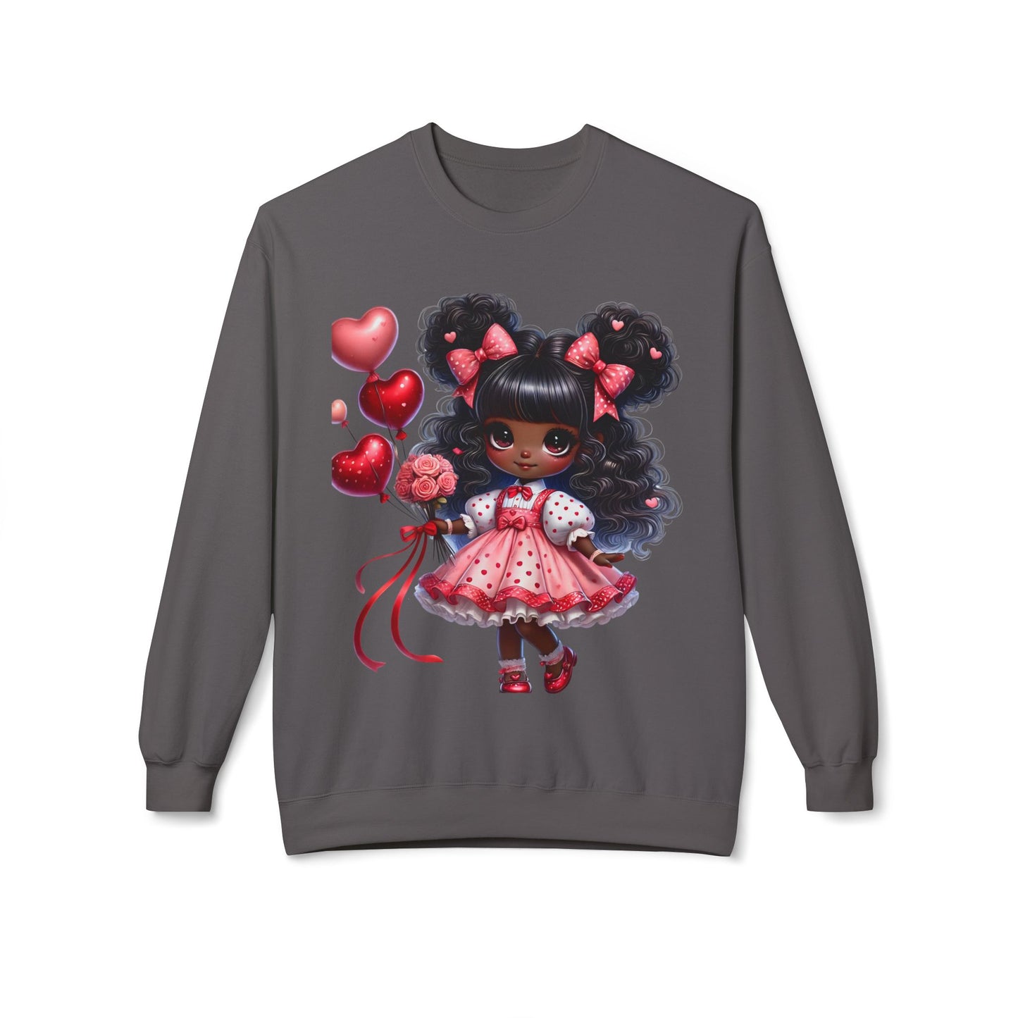 Valentines Unisex Midweight Softstyle Fleece Crewneck Sweatshirt