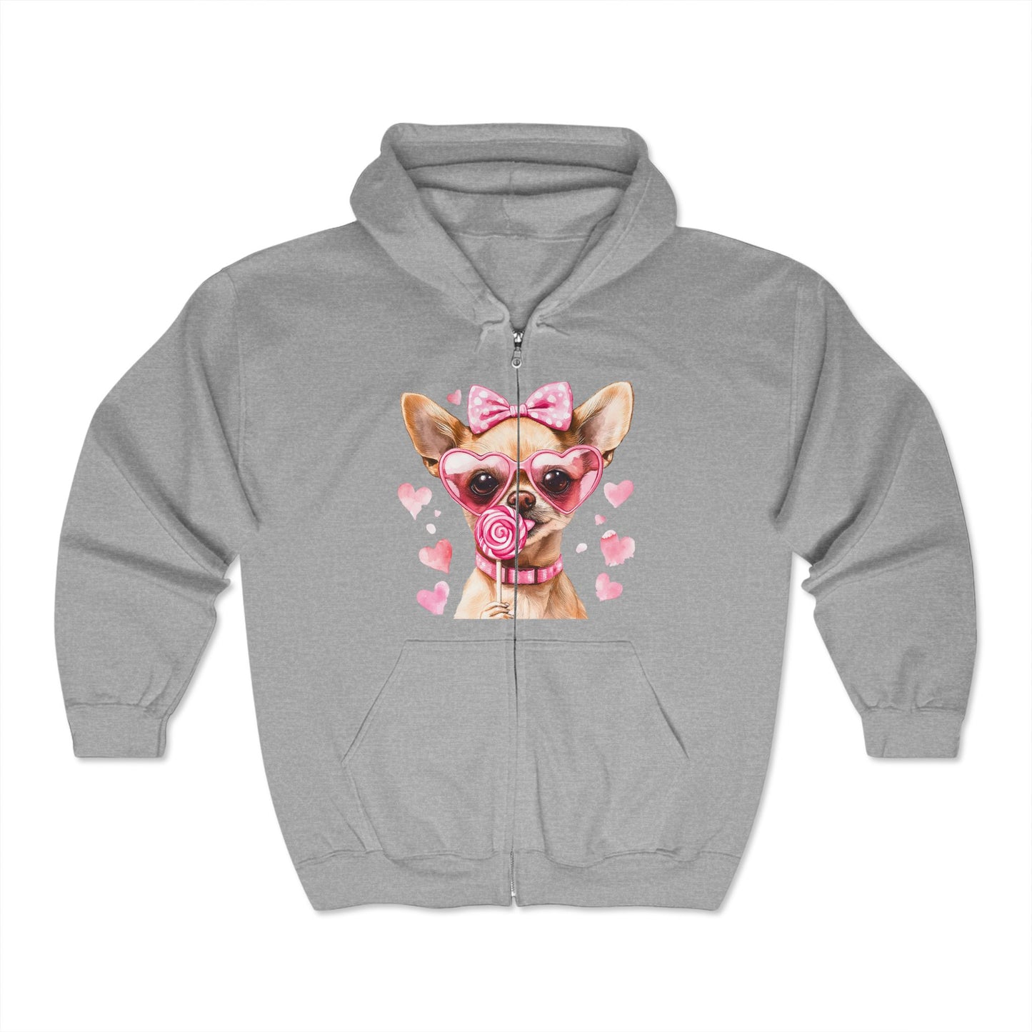 Valentines Unisex Heavy Blend™ Full Zip Hooded Sweatshirt