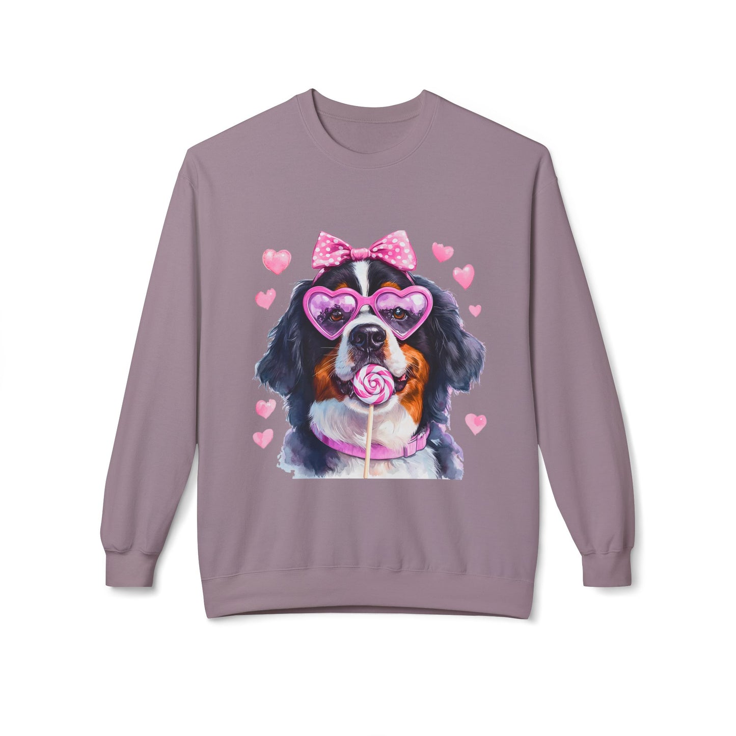 Valentines Unisex Midweight Softstyle Fleece Crewneck Sweatshirt