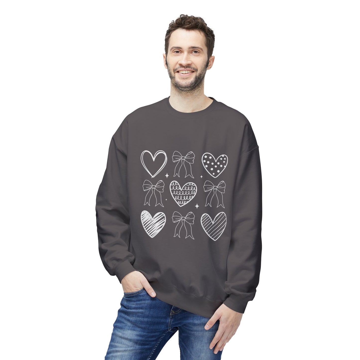 Valentines Unisex Midweight Softstyle Fleece Crewneck Sweatshirt