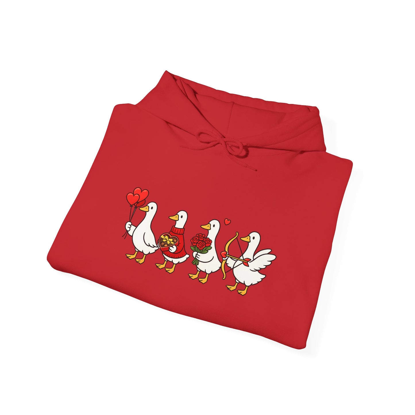 Cute Duck Family Hoodie — Whimsical Springtime Birds Pullover
