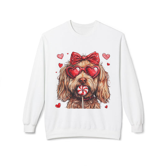 Valentines Unisex Midweight Softstyle Fleece Crewneck Sweatshirt
