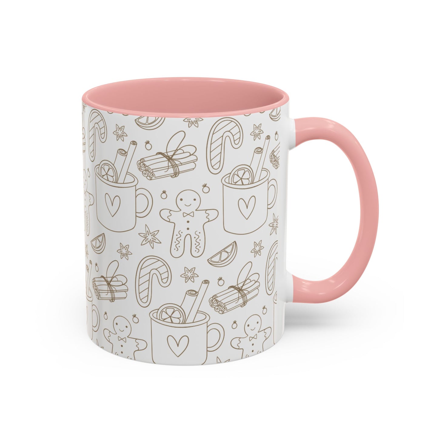 Christmas Accent Coffee Mug (11, 15oz)