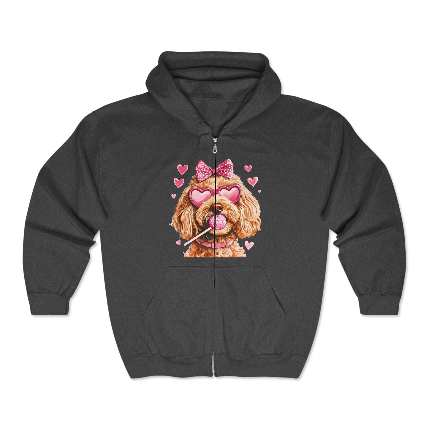 Valentines Unisex Heavy Blend™ Full Zip Hooded Sweatshirt