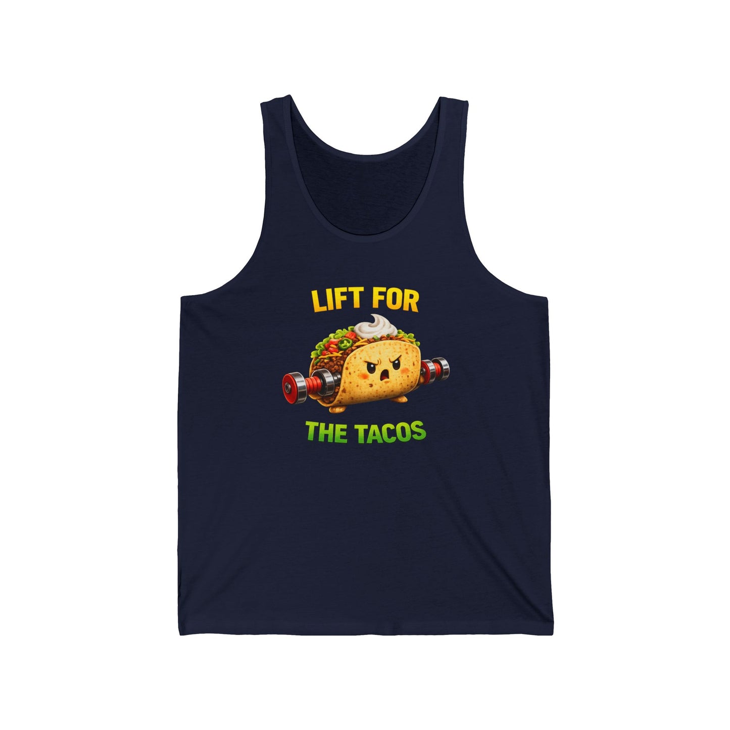 Lift for the Tacos Tank Top — Funny Gym Taco Workout Tank