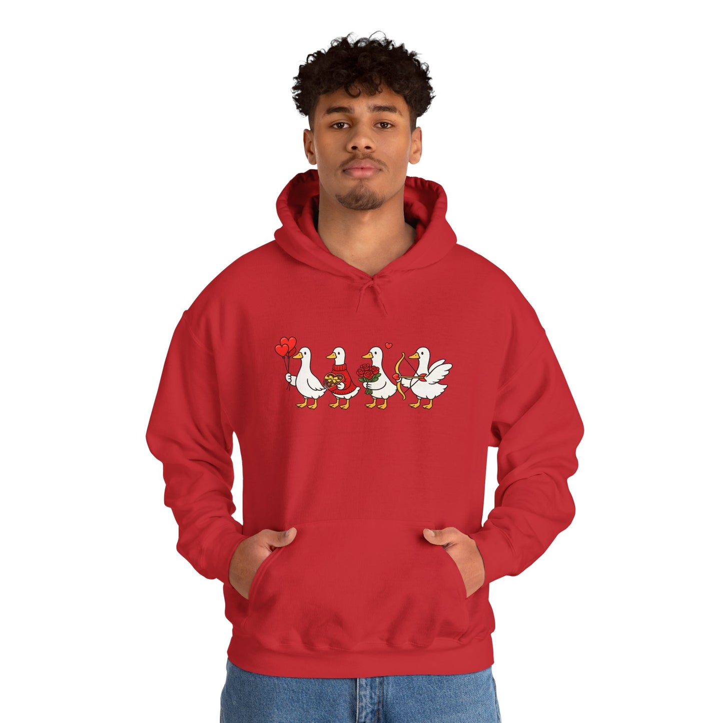 Cute Duck Family Hoodie — Whimsical Springtime Birds Pullover