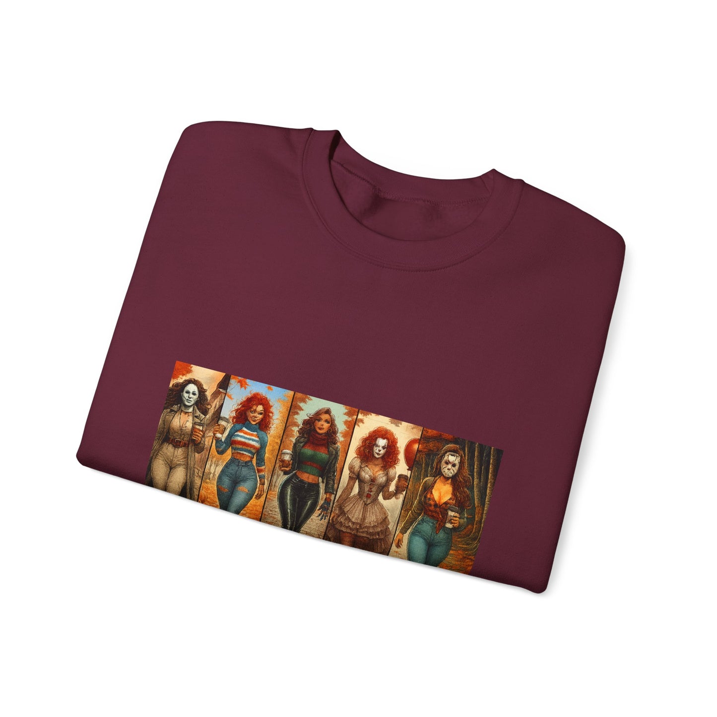Vibrant Artistic Halloween Sweatshirt, Casual Wear, Graphic Sweatshirt, Cozy Gift for Art Lovers, Unique Fashion Statement, Comfortable [...]
