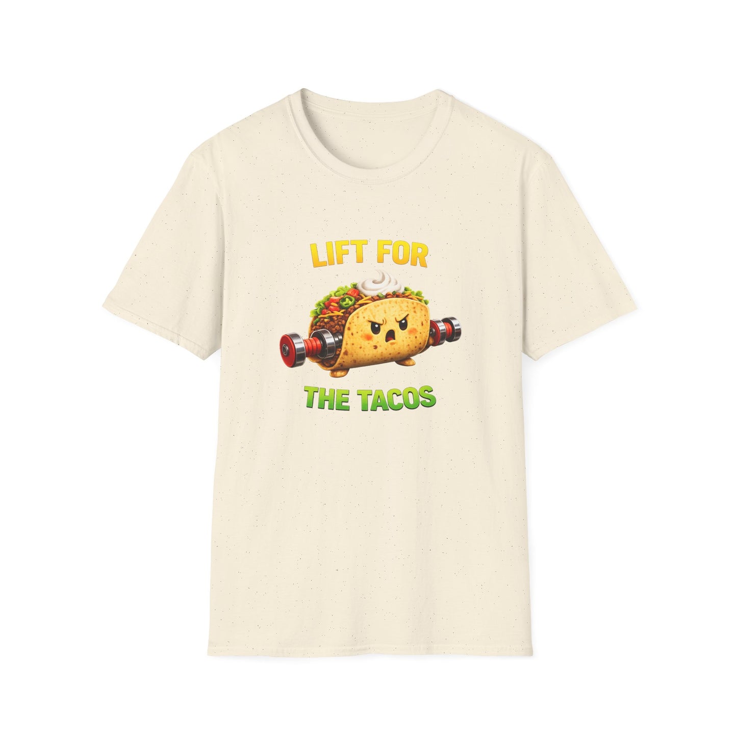 Lift For The Tacos T-Shirt — Funny Taco Weightlifting Gym Tee