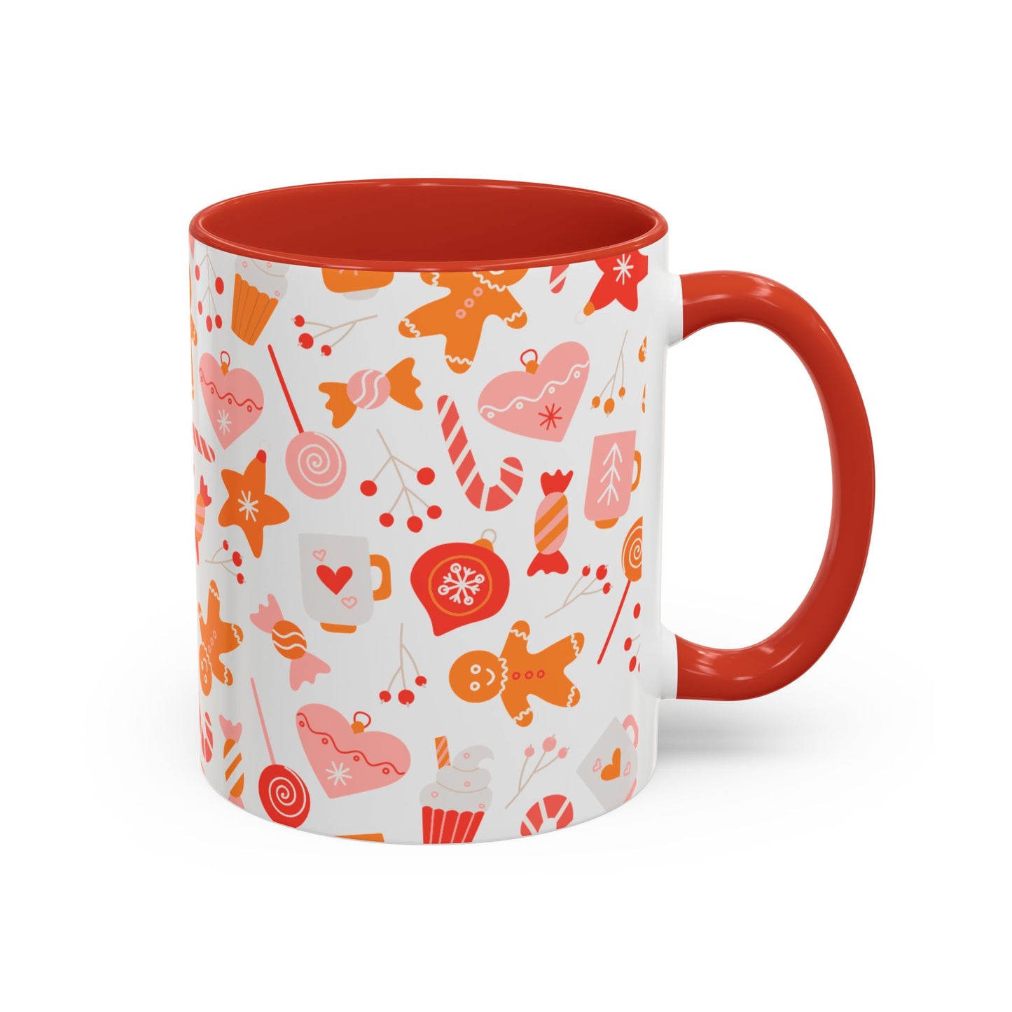 Christmas Accent Coffee Mug (11, 15oz)