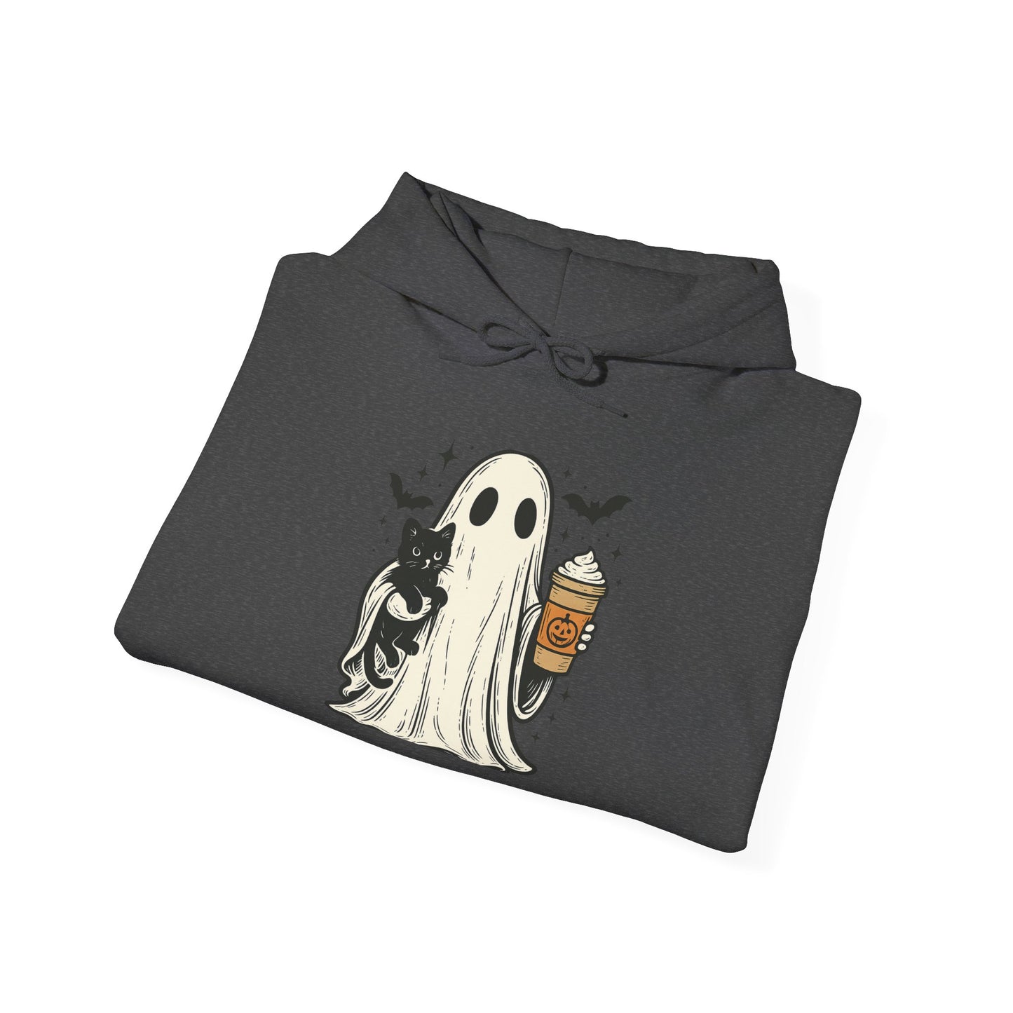 Ghost & Cat Halloween Hoodie, Spooky hoodie , Unisex Cozy Pullover, Fall Wardrobe Essential, Perfect for Halloween Celebrations, [...]
