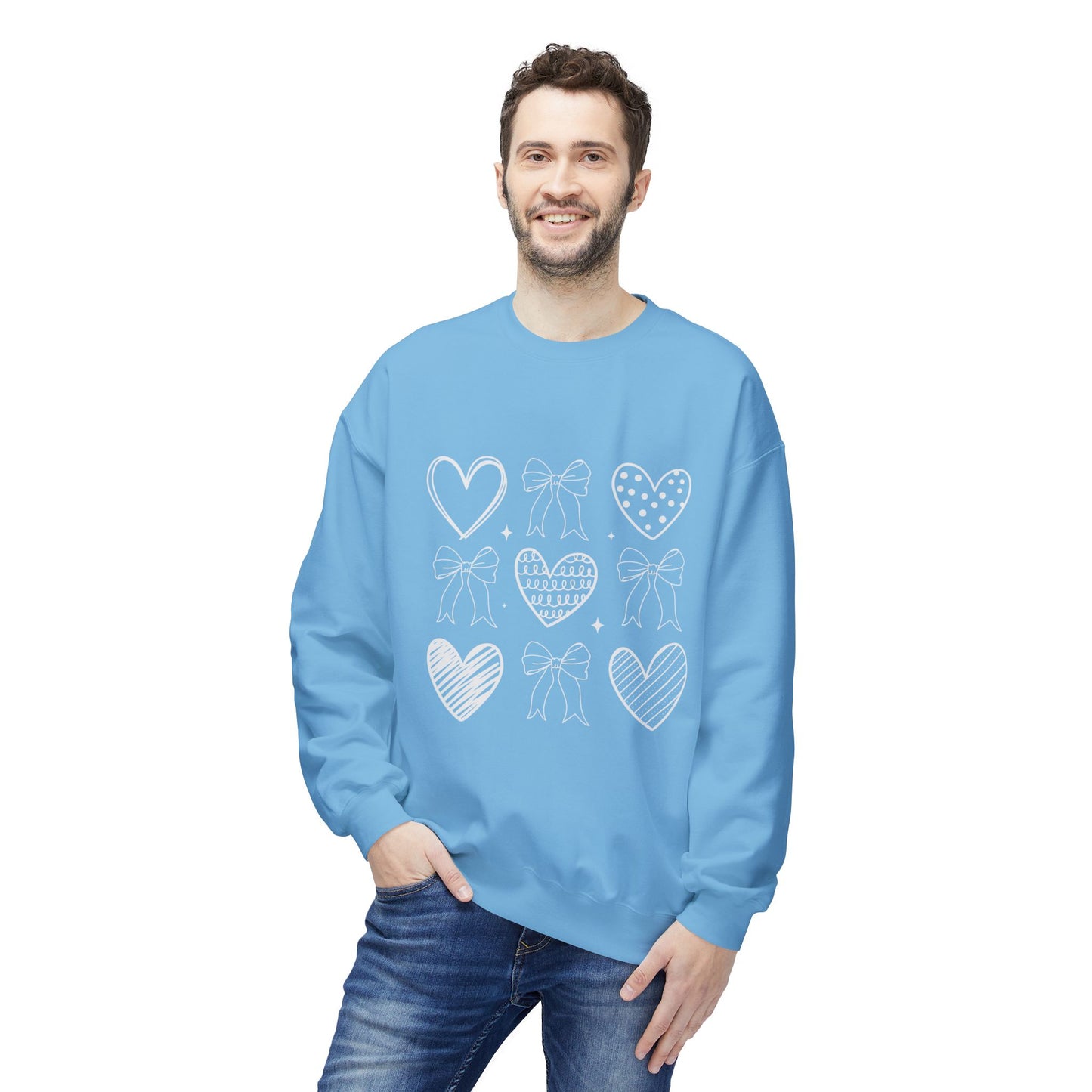 Valentines Unisex Midweight Softstyle Fleece Crewneck Sweatshirt