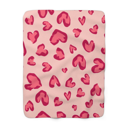 Valentines Sherpa Fleece Blanket