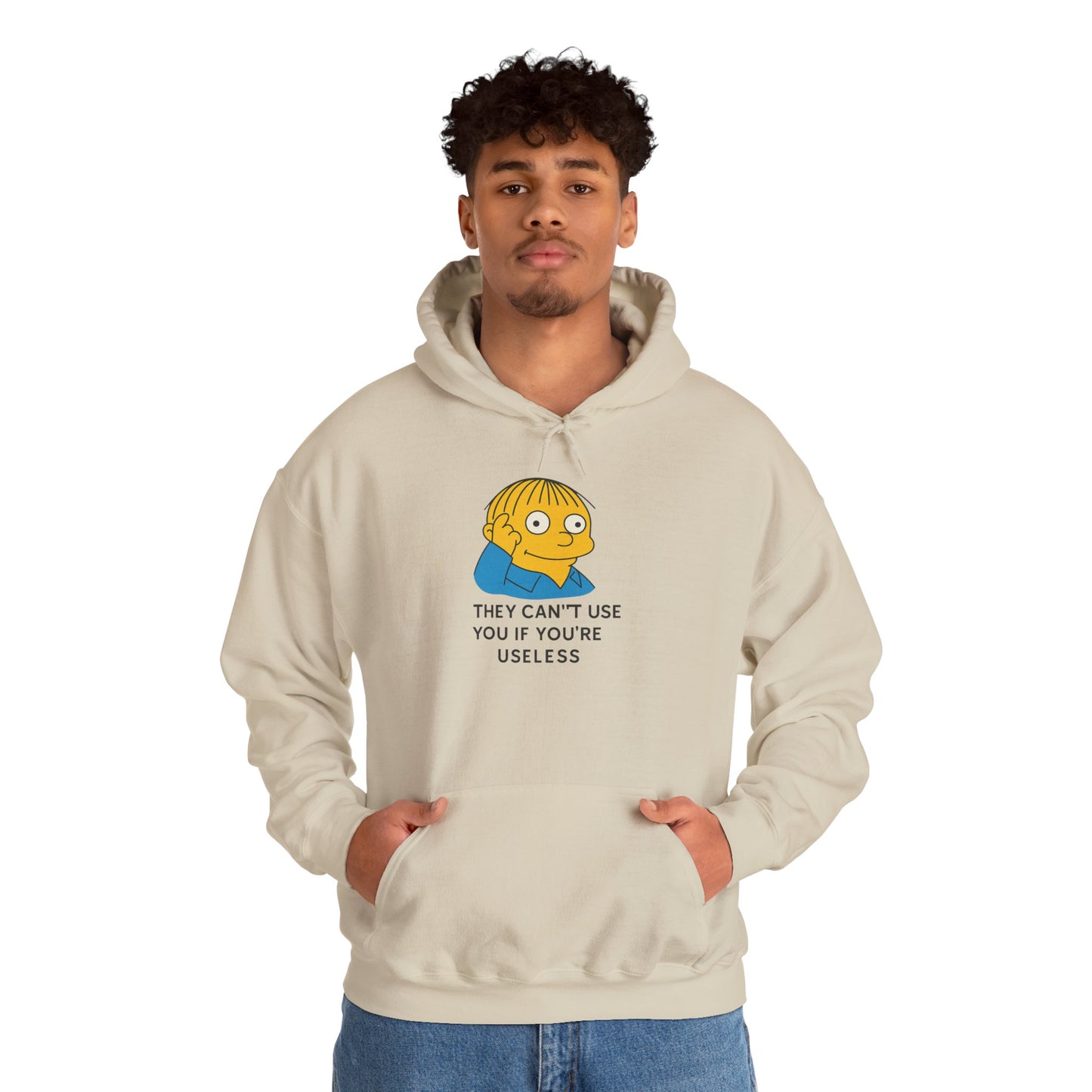 Rugged Humor Hooded Sweatshirt - Quirky Gift for Friends, Casual Wear, Comfortable Layer, Funny Saying Sweatshirt, Unique Hoodie