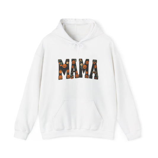 Mama Pumpkin Hooded Hoodie | Cozy Fall Apparel, Perfect for Gift Giving, Halloween, Family Gatherings, Autumn Fashion