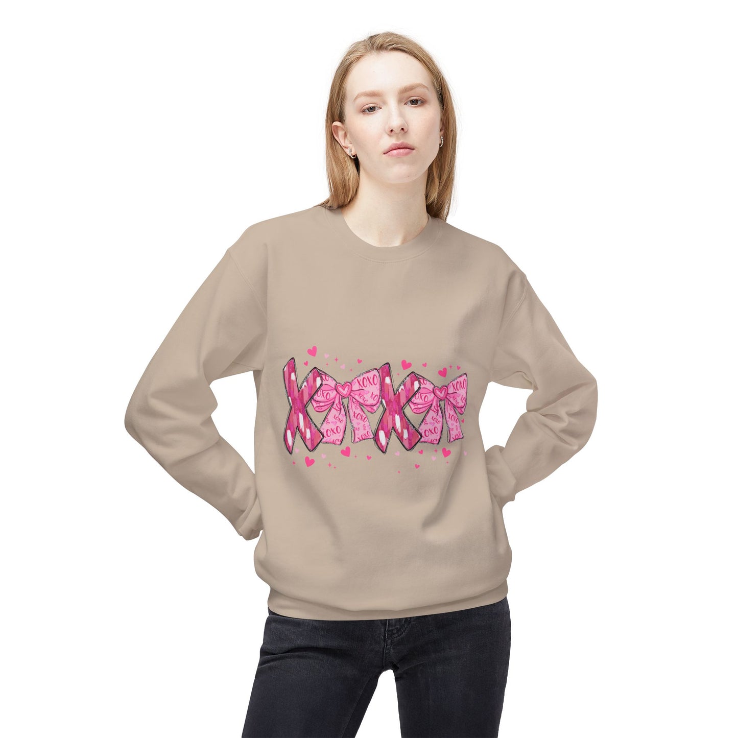 Valentines Unisex Midweight Softstyle Fleece Crewneck Sweatshirt