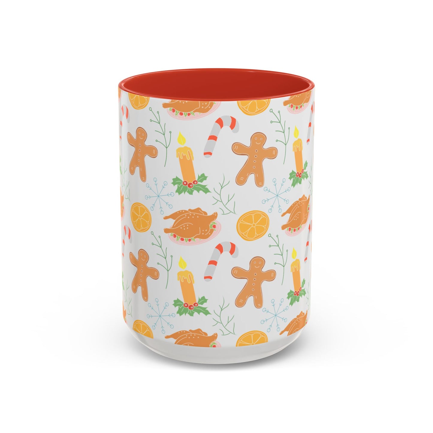 Christmas Accent Coffee Mug (11, 15oz)