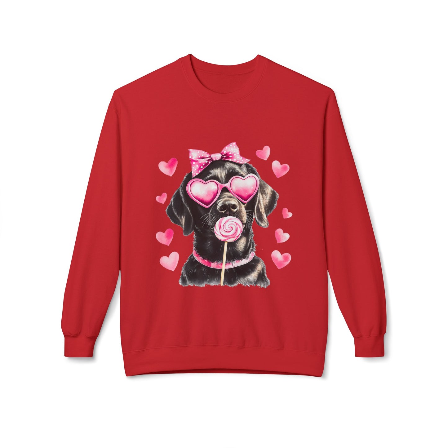 Valentines Unisex Midweight Softstyle Fleece Crewneck Sweatshirt