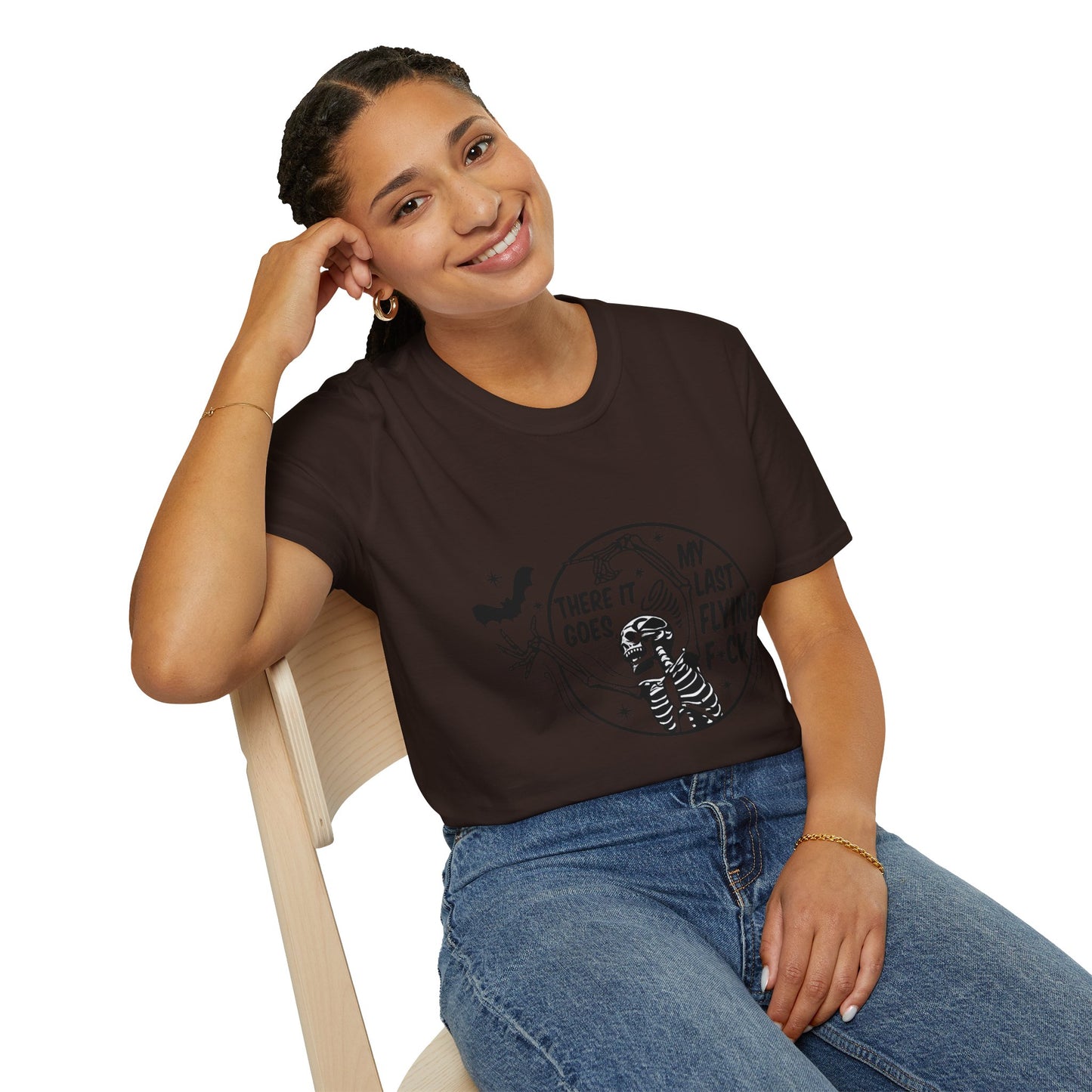 Funny Graphic Tee, There It Goes My Last Flying F*ck Shirt, Casual Wear, Gift for Friends, Relaxed Style, Humor Apparel