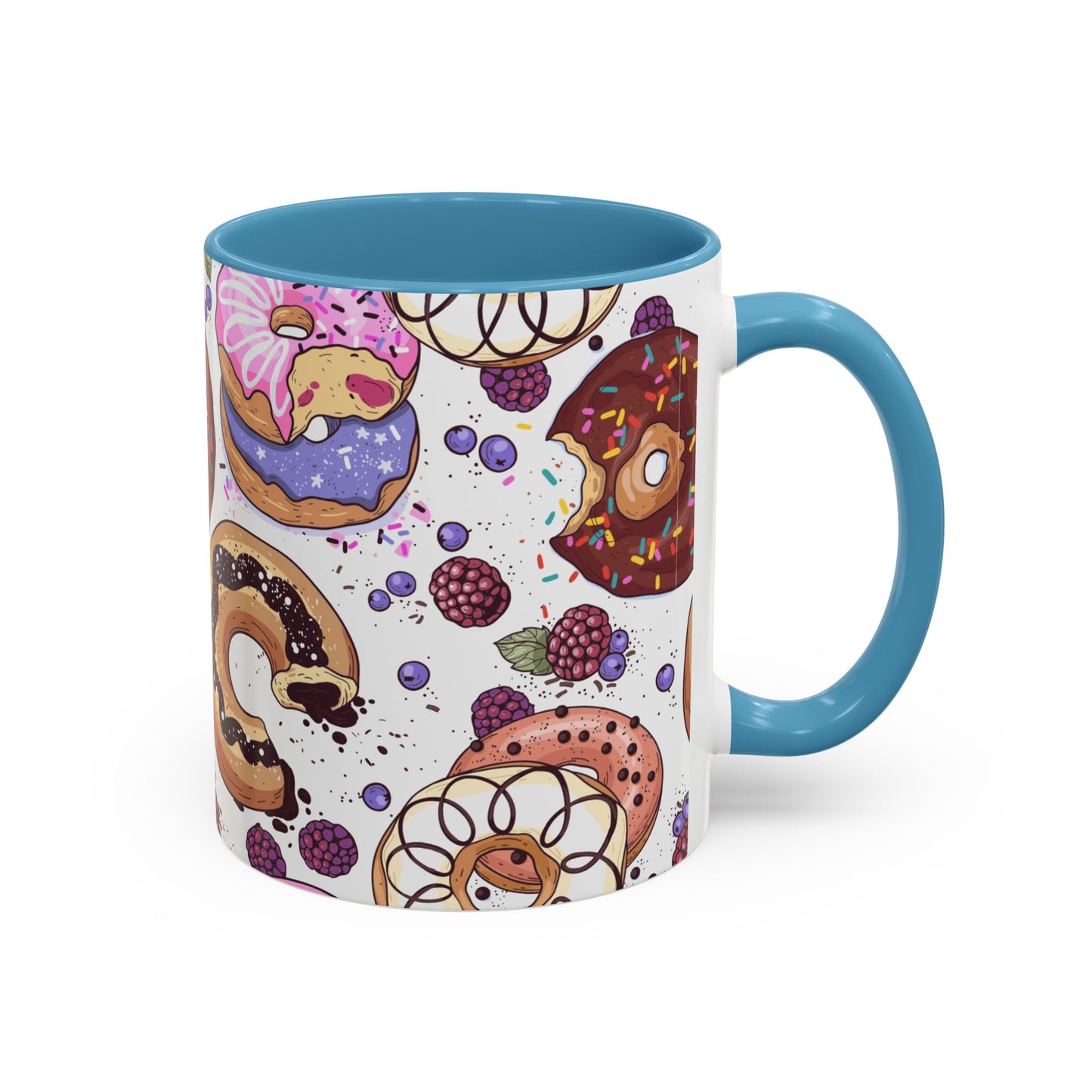 Doughnut Accent Coffee Mug (11, 15oz)