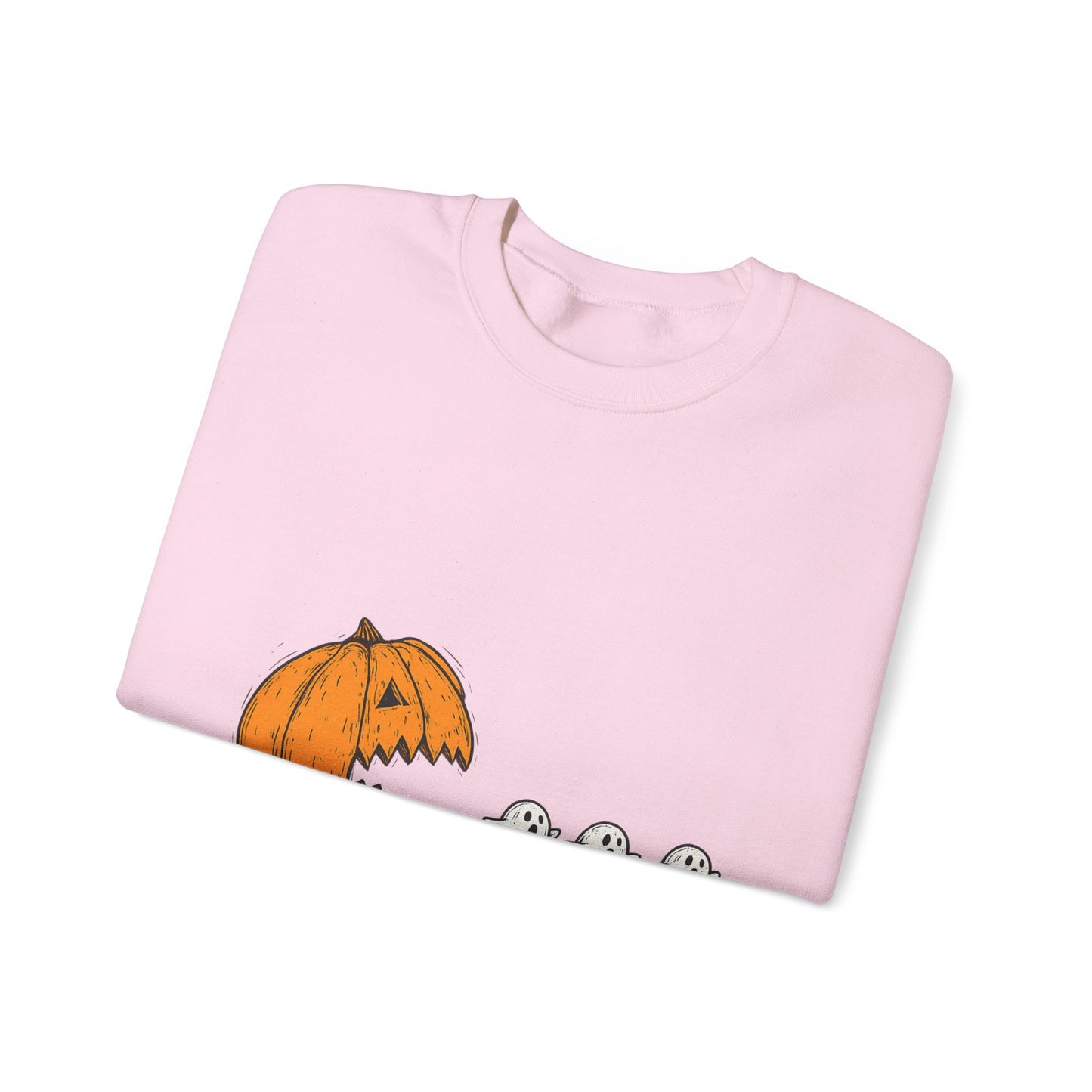 Spooky Pumpkin Ghosts Sweatshirt | Cozy Halloween Crewneck, Fall Fashion, Unisex Gift, Harvest Party Wear, Cute Autumn Outfit