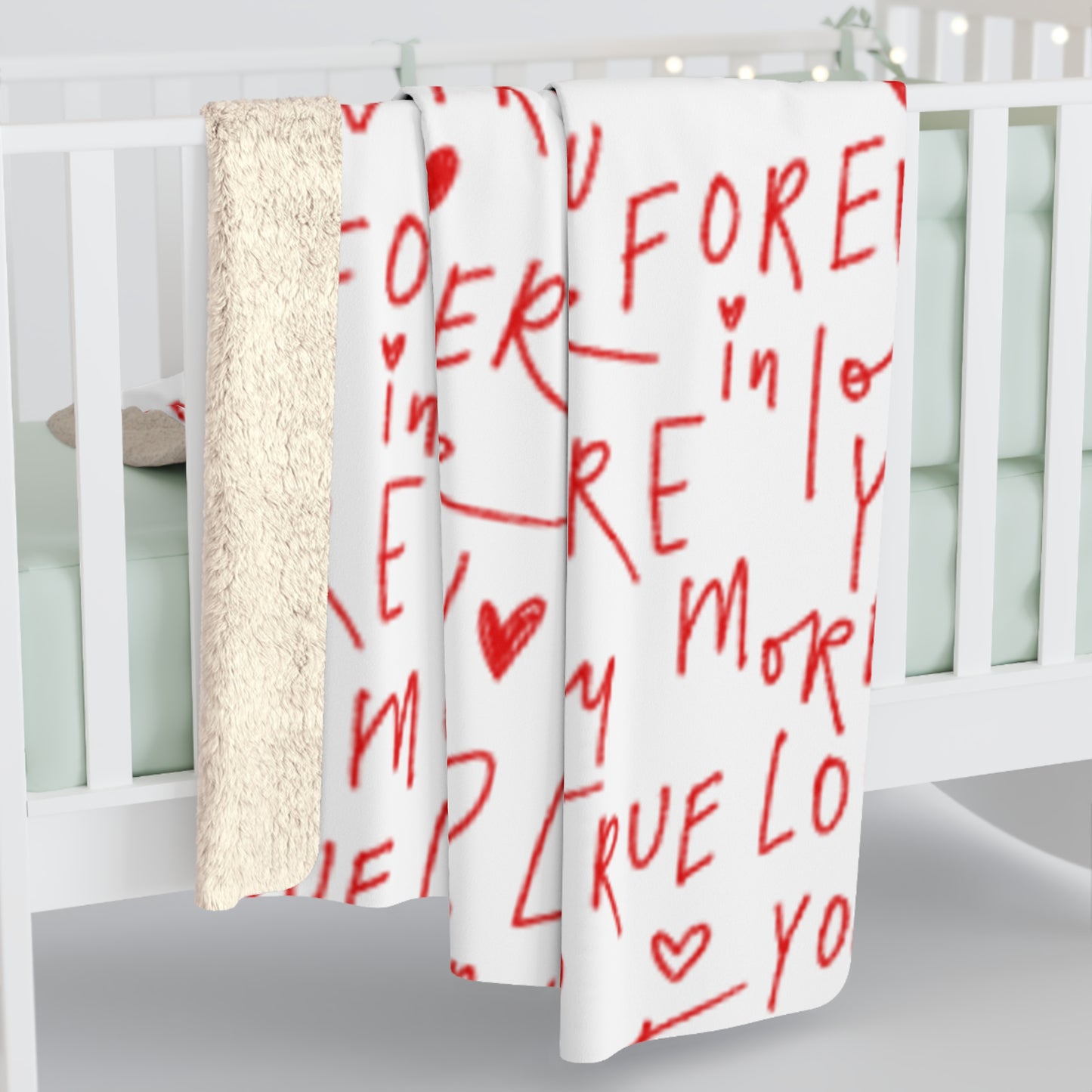 Valentines Sherpa Fleece Blanket
