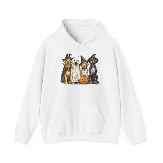 Halloween Pet Lover Hoodie, Unisex Hoodie, Cute Dog Hoodie, Cozy Halloween Apparel, Animal Lover Gift