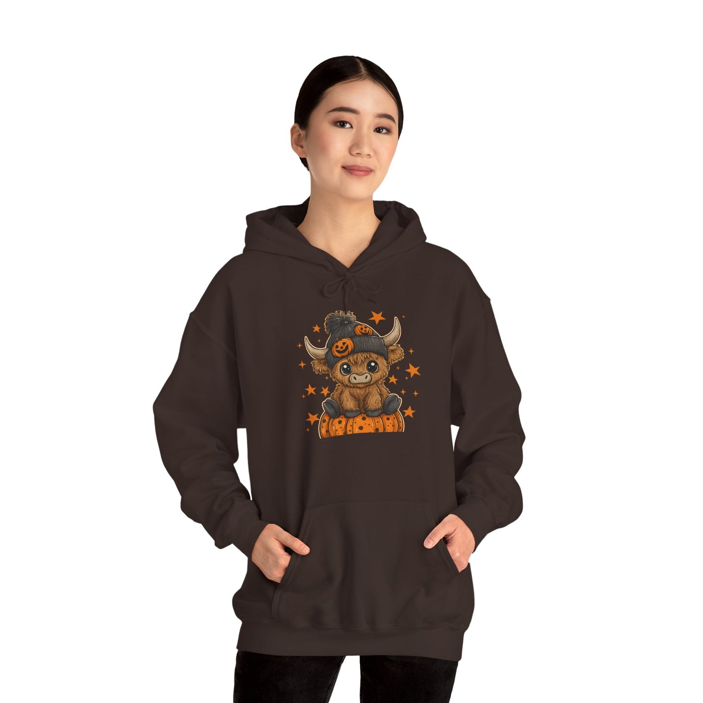 Cute Halloween Hoodie with Pumpkin Design, Fall Fashion, Costume Party Hoodie, Gift for Halloween Lovers, Unisex Fall Apparel