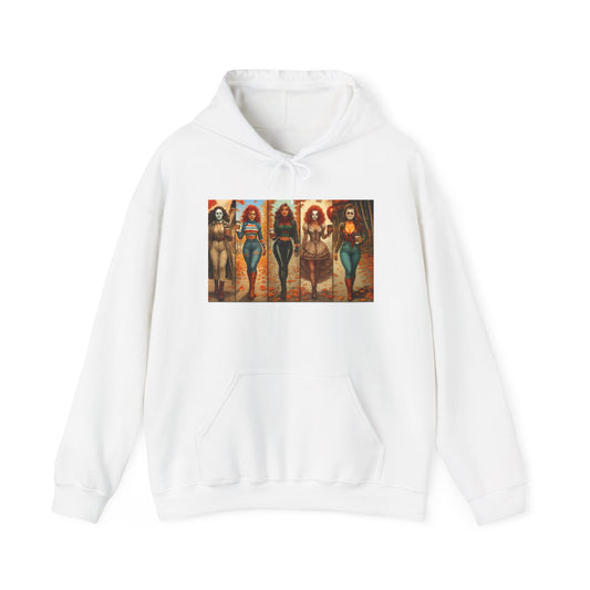 Vibrant Art Hooded Sweatshirt - Cozy Fashion, Perfect Gift, Casual Wear, Unisex Hoodie, Statement Piece