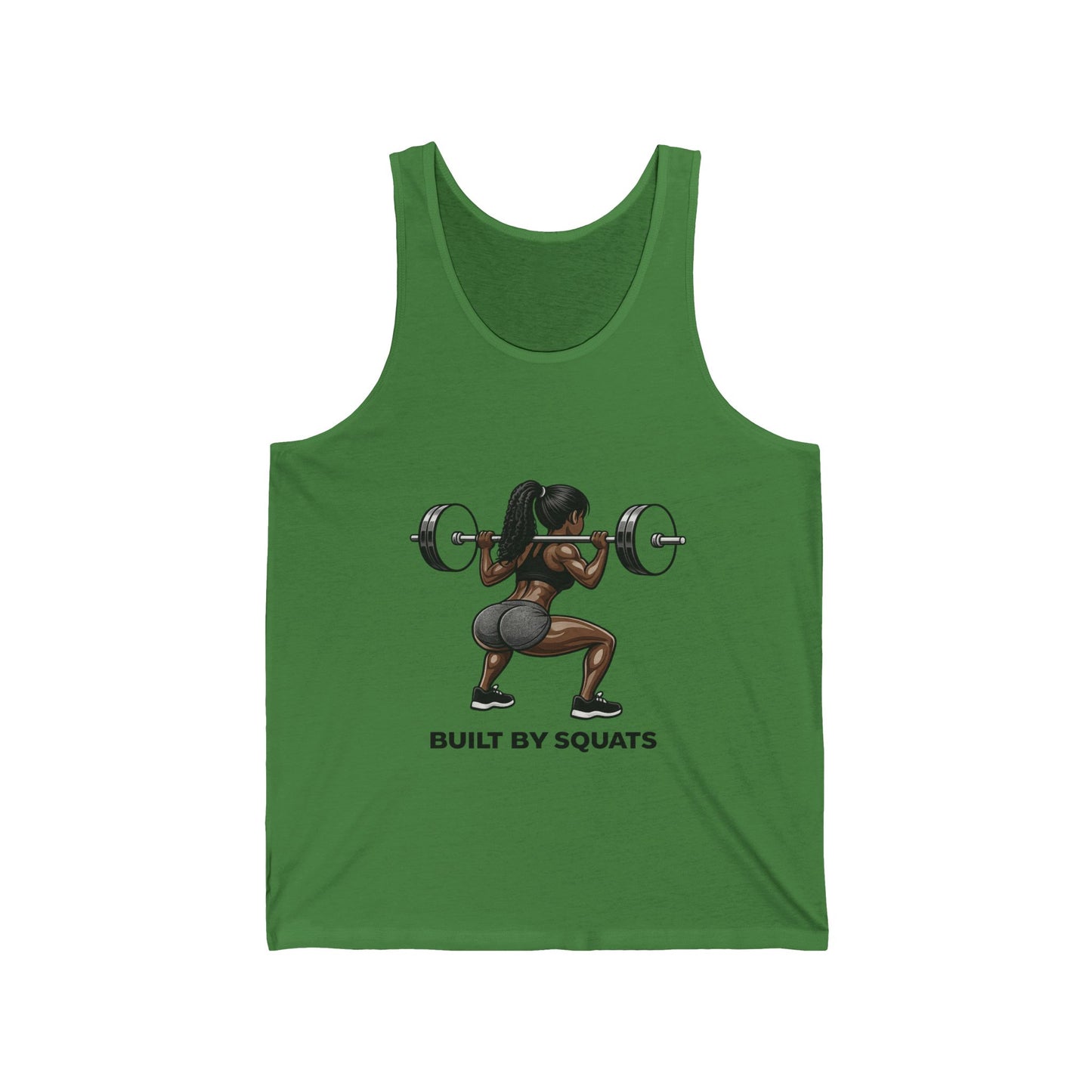 Built By Squats Tank Top — Women’s Weightlifting Gym Tank