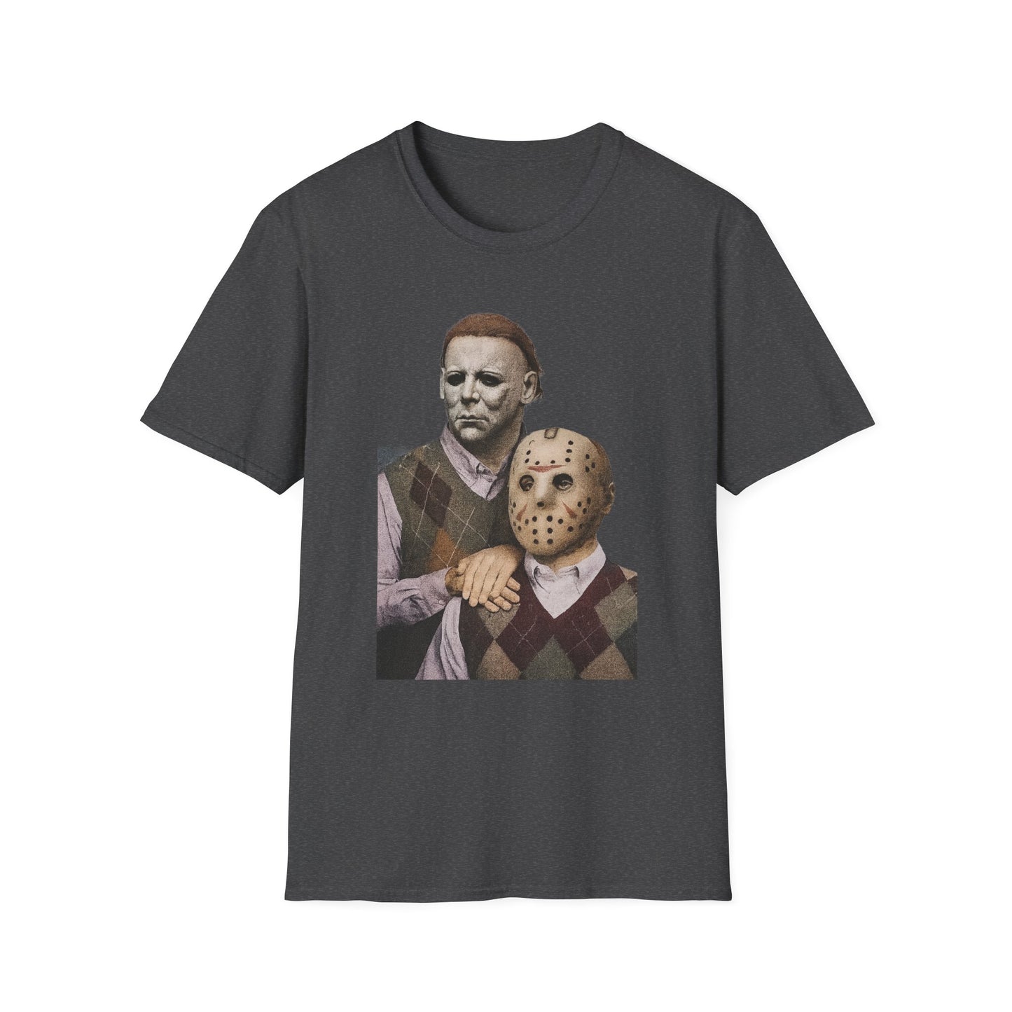 Horror Movie Character T-Shirt | Unisex Softstyle Tee, Scary Graphic Tee, Perfect for Halloween, Horror Fans, Movie Lovers