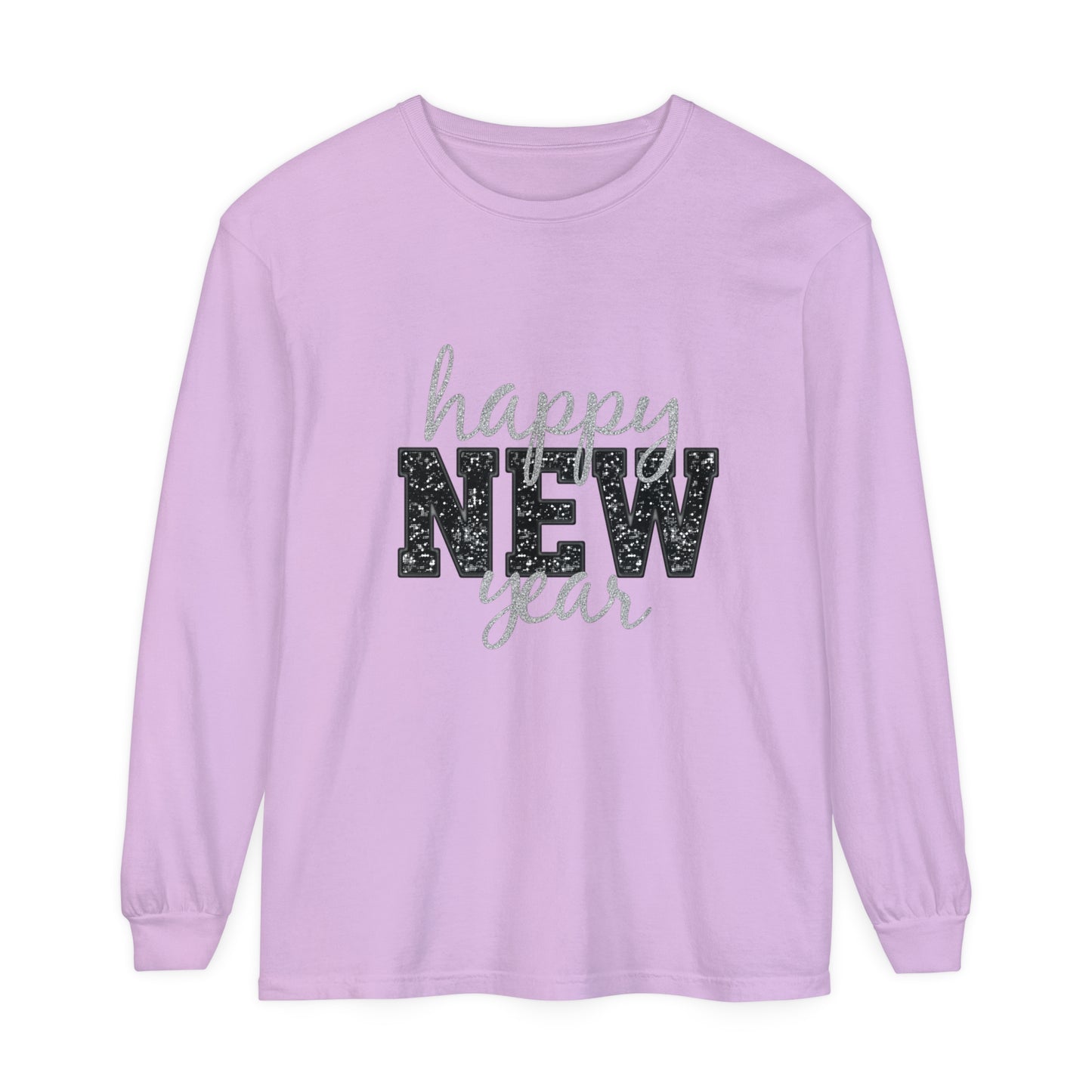 New Year Unisex Garment-dyed Long Sleeve T-Shirt