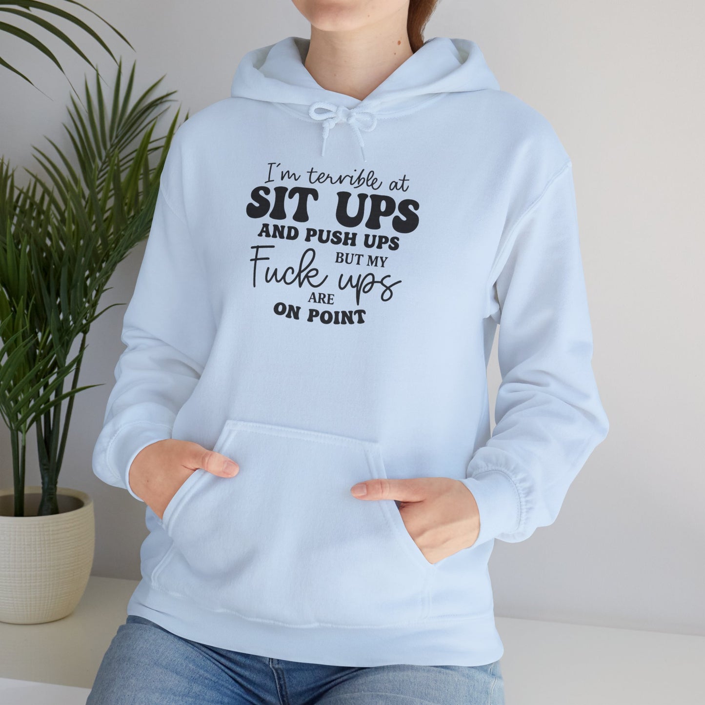 Funny Fitness Sweatshirt, Unisex Hoodie, Workout Gift, Humor Hoodie, Gym Apparel, Casual Wear