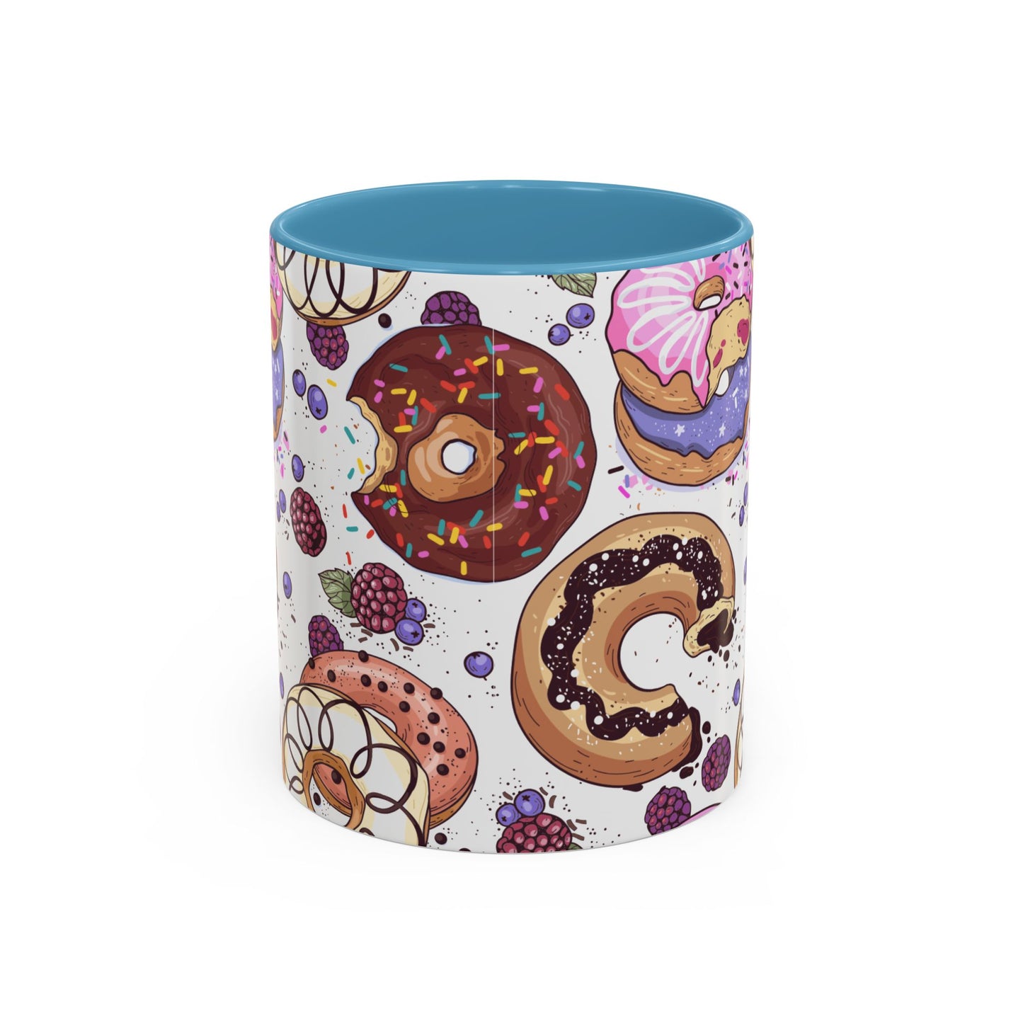 Doughnut Accent Coffee Mug (11, 15oz)